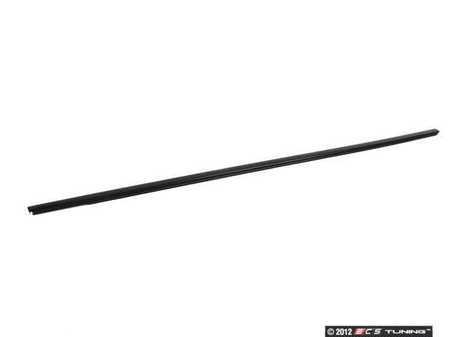 ES#94088 - 51332695286 - Gloss Shadowline Trim - Right - Located on the outside of the front door running perpendicular to the "B" pillar - Genuine BMW - BMW