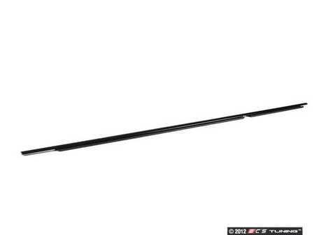 ES#94754 - 51342695292 - Gloss Shadowline Trim - Right - Located on the outside of the rear door running perpendicular to the "B" pillar - Genuine BMW - BMW