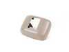 ES#438640 - 8E0857563AJ50 - Bracket Cap - Light Grey - Priced Each - This cap covers the sun visor clip - Genuine Volkswagen Audi - Audi