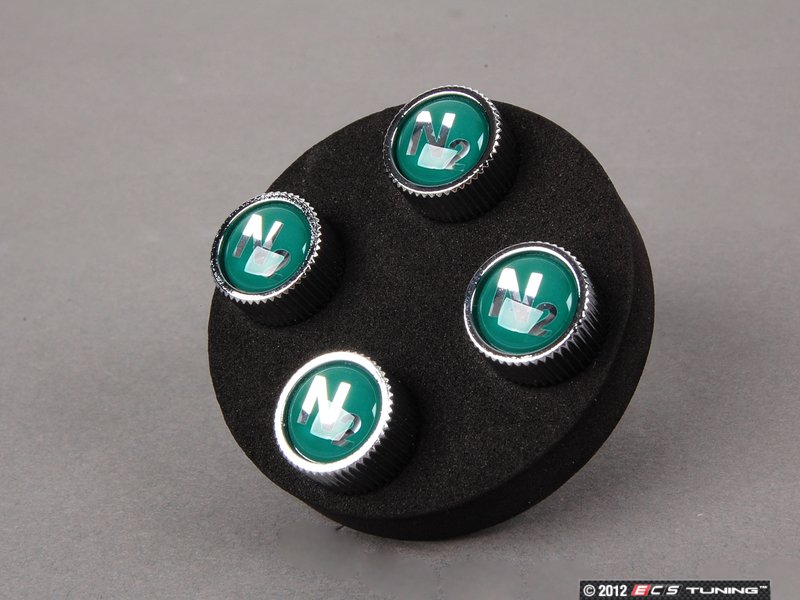 Genuine BMW 36110439435 Nitrogen Valve Stem Caps Set Of 4 (3611