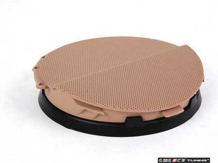 ES#102021 - 51418224048 - Right Front Speaker Cover - Hellbeige/Light Beige. Protects the front door speaker - Genuine BMW - BMW