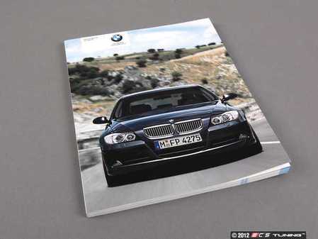 ES#12823 - 01410012926 - 2007 E90/E91 Owner's Handbook - IDrive - Proves crucial operation, ownership, and maintenance information - Genuine BMW - BMW