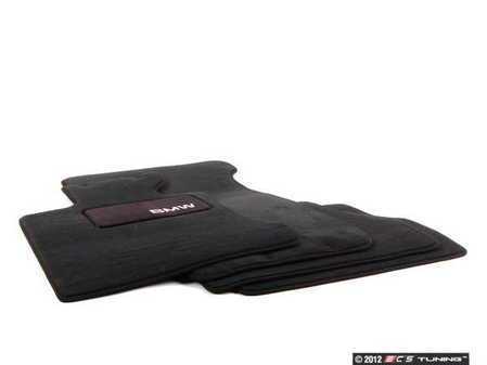 ES#194903 - 82110302986 - E60 Floormat Set - Black - Complete set of four - Genuine BMW - BMW