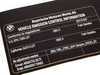 ES#2080721 - 71227604107 - Exhaust Emissions Label - Genuine BMW - BMW