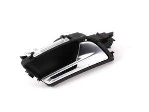 ES#2557376 - 8T0837020C6PS - Front Inner Door Handle With Light - Sabre (Black) - Right - Common repair for cars with loose or sloppy door handles - Genuine Volkswagen Audi - Audi