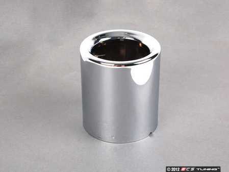 ES#2159878 - 82122210098 - Exhaust Pipe Tip - Chrome - Sport - 80MM , Chrome straight round exhuat pipe tip - Genuine MINI - MINI