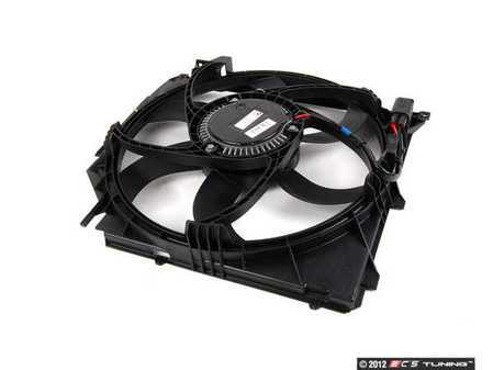 ES#39103 - 17427519704 - Radiator Cooling Fan Assembly - Comes complete with electric fan and shroud - Genuine BMW - BMW