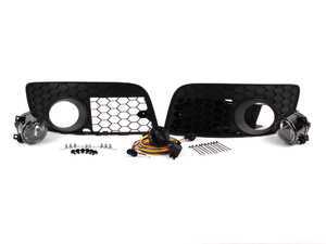 ES#252673 - MK5GLIFG - Fog Light Conversion Kit - Non Projector With Open Honeycomb Grilles - Complete kit to install fog lights on your Jetta, a 38 piece kit - Assembled By ECS - 