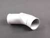 ES#8605 - E03-V01WH - 3" Air Intake Tube, MK4's, White W/17mm Grommet - ECS - 
