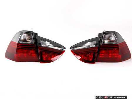 ES#174040 - 63210411414 - Blackline Tail Light Kit - Upgrade the tail lights of your E91 with this "blackline" taillight kit - Genuine BMW - BMW