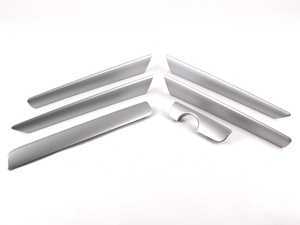 ES#2215182 - 5C7858529A3H5 - Matte Chrome Interior Trim Kit - Give your interior an edge over the factory trim  - Genuine Volkswagen Audi - Volkswagen