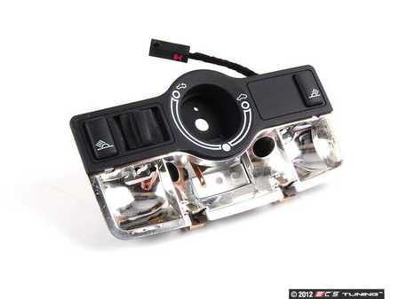 ES#432925 - 8D09471066DP -  Front Dome Light Assembly - Onyx - (NO LONGER AVAILABLE) - Upper lighting assembly for interior illumination - Genuine Volkswagen Audi - 