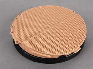 ES#102020 - 51418224047 - Left Front Speaker Cover - Hellbeige/Light Beige. Protects the front door speaker - Genuine BMW - BMW