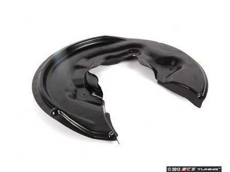 ES#402091 - 5N0615611E - Rear Brake Dust Shield - Left - Fits behind rotor to protect brake parts - Genuine Volkswagen Audi - Volkswagen