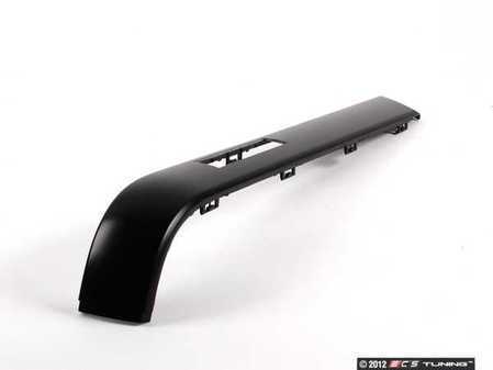 ES#75897 - 51121971618 - Rear Bumper Rub Strip - Right - Wraps around the passenger side corner of the rear bumper - Genuine BMW - BMW
