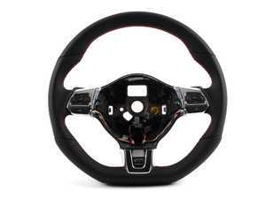 ES#1905234 - 5K0419091AGASY - GTI Steering Wheel - Multifunction Buttons - (NO LONGER AVAILABLE) - Flat bottom steering wheel from the GTI model - Genuine Volkswagen Audi - 
