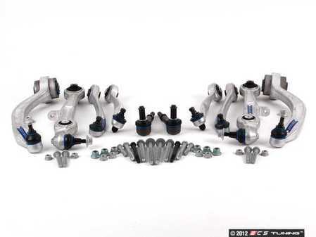 ES#10044 - 8E0498520 -  Complete High Durability Front Control Arm Kit (1160500083HD) - Includes all front control arms and hardware - plus heavy duty tie rod ends! - Meyle HD - Audi