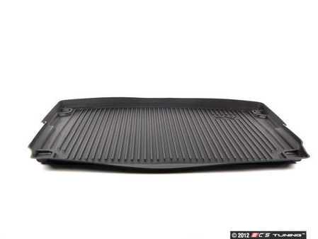 ES#1897449 - 4H0061180 - Molded Rubber Trunk Liner - Anthracite - Rubber non-slip liner with raised edge to keep all your items in place. With embossed "A8" logo. - Genuine Volkswagen Audi - Audi