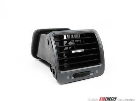 ES#6850 - 1K0819704B75T - Dashboard Air Vent - Anthracite/Bright Metal - (NO LONGER AVAILABLE) - Genuine Volkswagen Audi - 