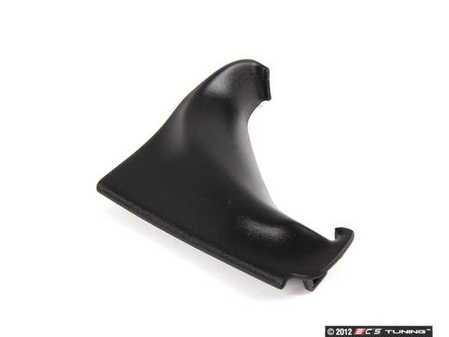 ES#143682 - 52108267426 - Upper Seat Belt Cover - Front - Black. Covers the top portion of the seat belt assembly. - Genuine BMW - BMW
