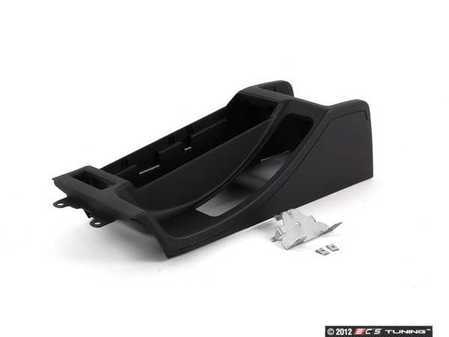 ES#2526395 - 51168234154KT - E46 Armrest Delete Kit - Schwarz/Black - Eliminate your armrest - "short" style center console - Genuine BMW - BMW