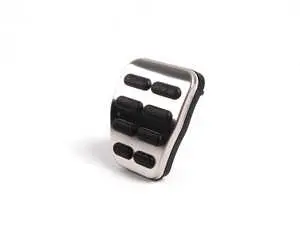 Clutch Pedal Cap - Brushed Aluminum