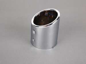 ES#40591 - 18307536038 - Chrome exhaust tip - A clean replacement for a damaged or missing tip - Genuine BMW - BMW