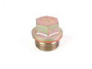 ES#250353 - 11317562528 - Screw Plug With Gasket For Tensioner   - Replaced during timing chain tensioner unit M22x1.5x12 - Genuine MINI - MINI