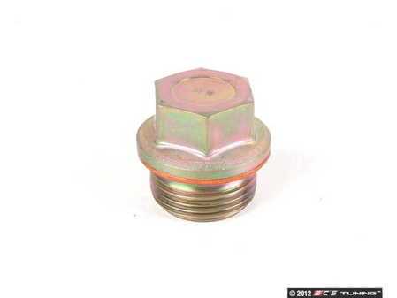 ES#250353 - 11317562528 - Screw Plug With Gasket For Tensioner   - Replaced during timing chain tensioner unit M22x1.5x12 - Genuine MINI - MINI