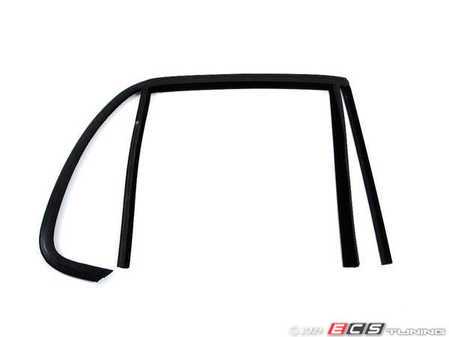 ES#95034 - 51348176588 - E34 Rear Window Guide Trim - Passenger (Right) - Window guide seal in the rear door - Genuine BMW - BMW