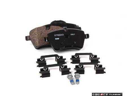 ES#59944 - 34116778320 - Front Brake Pad Set - Restore the stopping power in your MINI. With Shims. - Genuine MINI - MINI