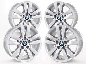 ES#2535493 - 36116775600KT - 17" Double Spoke Style 161 Wheels - Staggered Set Of Four - 17x8 ET34 FR / 17x8.5 ET37 RR 72.6mm CB - Genuine BMW - BMW