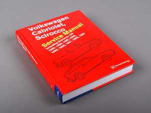 ES#2500950 - VS93 - Cabriolet & Scirocco (85-93) Service Manual - Hardback - All the information you need to repair your Cabriolet or Scirocco properly - Bentley - Volkswagen