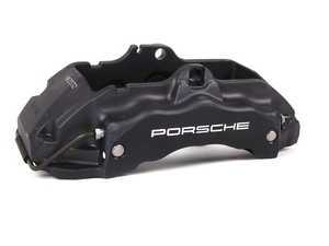 ES#1446164 - 95535142133 - Front Left Brake Caliper - Black 6 piston caliper - Genuine Porsche - Porsche