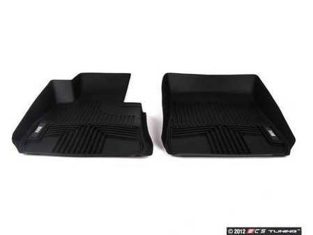 ES#2228637 - 82112220870 - Front All Weather Rubber Floor Mats - Black - (NO LONGER AVAILABLE) - Keeps any weather from harming your vehicles carpet - Genuine BMW - 