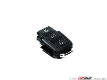 ES#261548 - 1J0959753T - VW Wireless Remote - 3 Button (NO LONGER AVAILABLE) - This is a late model remote (1999-2002) with right angle buttons, does not include key. Please check your stock remote before ordering - Original Equipment Supplier - 