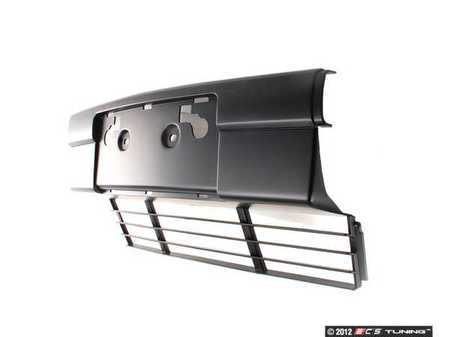 ES#74018 - 51111978079 - E34 License Plate Holder - Front - Center trim located on the front bumper - Genuine BMW - BMW