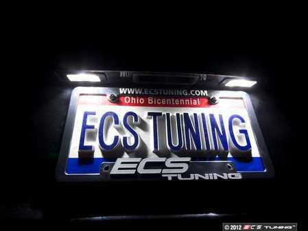 ES#252929 - e9xT10W37KT - LED License Plate Bulbs - Pair - Featuring built in resistors, making these a simple plug and play procedure - ZiZa - 