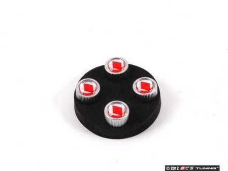 ES#473347 - ZAW355000AS - Audi Sport Valve Stem Cap - Set Of Four - (NO LONGER AVAILABLE) - Show your Audi Sport pride with this valve stem cap set - Audi Collection - 