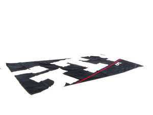 ES#2226173 - 6R3084500041 - GTI Logo Towel - (NO LONGER AVAILABLE) - Black and red towel  - Genuine European Volkswagen Audi - 