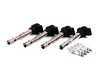 ES#2535337 - 07K905715FKT - Ignition Service Kit - Includes four Karlyn black coil packs and four NGK BKR8EIX iridium spark plugs (One heat range colder) - Assembled By ECS - 