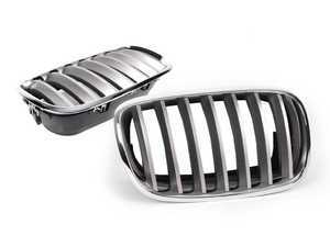 ES#260807 - 51137185223224 - Titanium Grille Kit - Convert your plain black grilles over to the Titan design - Genuine BMW - BMW