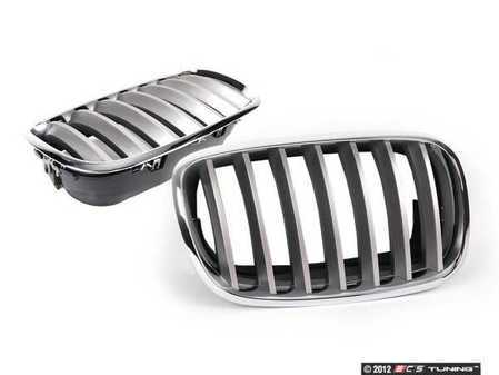 ES#260807 - 51137185223224 - Titanium Grille Kit - Convert your plain black grilles over to the Titan design - Genuine BMW - BMW