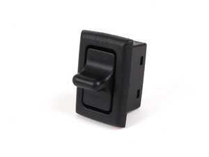ES#2534866 - 96461362100 - Satin Black Power Window Switch - Priced Each - Single rocker switch - Three required - URO - Porsche