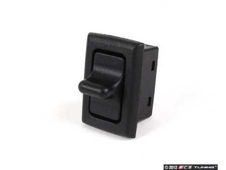 ES#2534866 - 96461362100 - Satin Black Power Window Switch - Priced Each - Single rocker switch - Three required - URO - Porsche