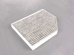 ES#4625720 - 8K0819439C - Charcoal Lined Cabin Filter / Fresh Air Filter - The activated charcoal filters odor from reaching the cabin - Genuine Volkswagen Audi - Audi