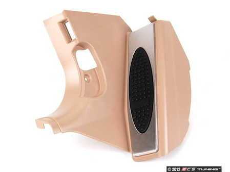 ES#112876 - 51437902391 - "M" Aluminum Dead Pedal - Beige - (NO LONGER AVAILABLE) - Add a touch of BMW Motorsports to your interior - Genuine BMW - 