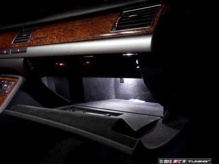ES#2538721 - D3LEDGLOVEBOX - LED Glovebox Lighting Kit - Add crisp, clean white lighting to your Audi - ZiZa - Audi