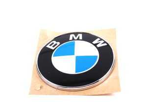 ES#79399 - 51148164924 - E36 BMW Badge - 58mm - BMW emblem with adhesive backing. - Genuine BMW - BMW