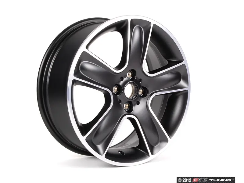 Genuine MINI - 36116784124 - R111 Black Star Bullet Wheel 17